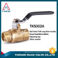 TMOK zhejiang taizhou sanitary ware bathroom toilet brass water ball valve drain valve